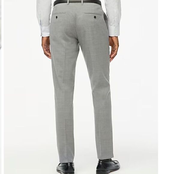 J Crew Factory CG212 Gray Thompson suit pant four-season wool blend 31/30 NWOT - Picture 2 of 10